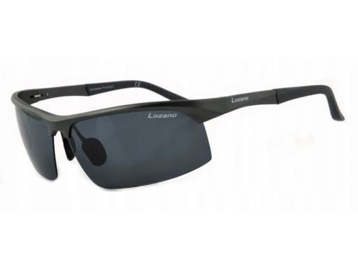 Męskie okulary lozano lz-309c polaryzacyjne alumag