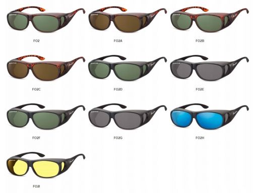 Okulary dla kierowców hd fit over polaryzacja flex