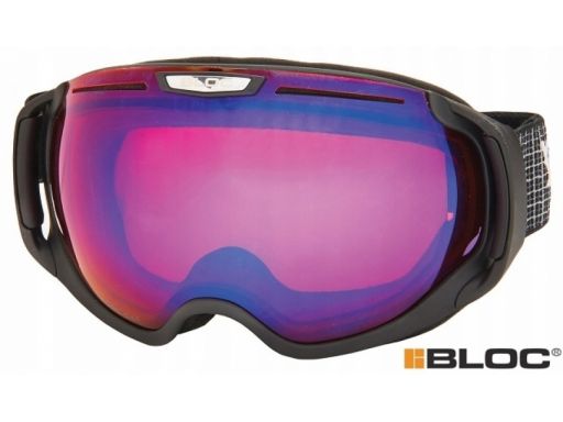 Gogle bloc mantra czarne na motor motocykl quad