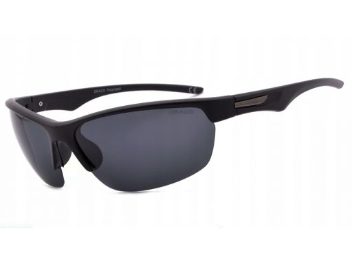 Polaryzacyjne okulary sportowe czarne i żółte