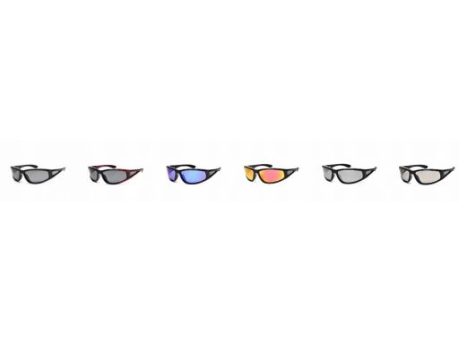 Okulary arctica s-69 polaryzacyjne sportowe czarne
