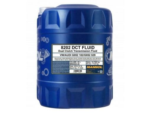 Mannol 8202 dct fluid 20l automatyczne skrzynie bi