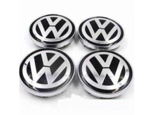 Vw dekiel dekielek emblemat średni 60mm czarny x4