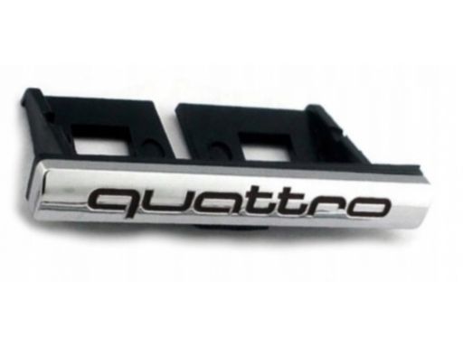 Emblemat logo znaczek audi quattro grill s4 s5 s6