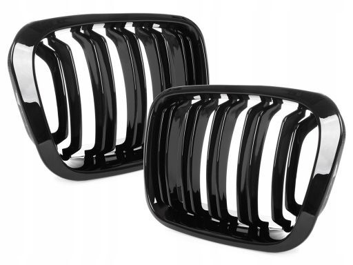 Black glossy atrapa grill nerki do bmw 3 e46 98-01