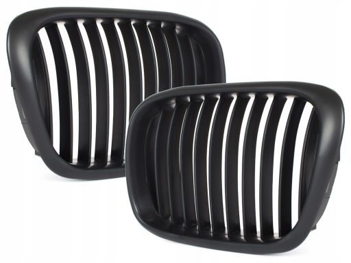 Bmw 5 e39 00-04 grill nerka atrapa czarny l+p