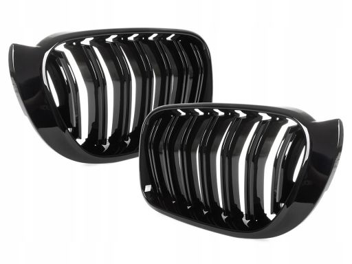 Grill nerki do bmw f25 f26 m pakiet black połysk