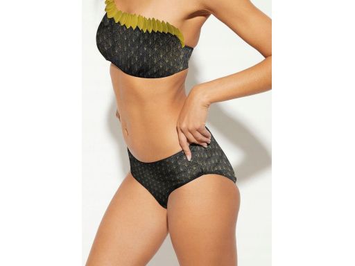 B.P.C bikini bandeau czarno-złote Premium ^40
