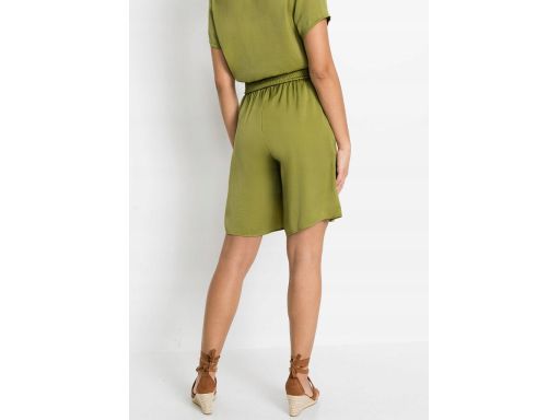 B.P.C Bermudy damskie eleganckie zielone 38.