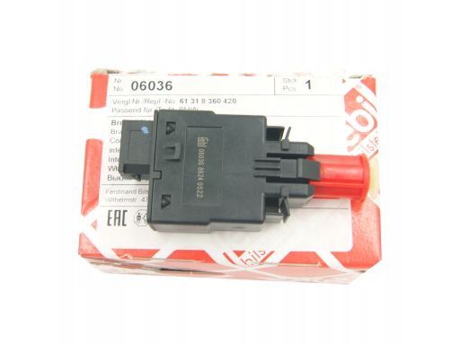 Fe06036 Włącznik Świateł Hamulca Pasuje Do: Bmw 3 (E30), 3 (E36), 5 (E
