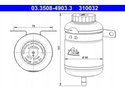 03.3508-4903.3 Zbiorniczek Płynu Hamulcowego