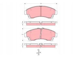 Gdb3321 Klocek Hamulcowy Kpl. Przód (Z Dodatkami), Pasuje Do: Mazda