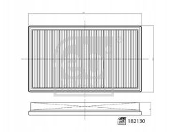 Fe182130 Filtr Powietrza (Wkład Filtra) Pasuje Do: Mercedes C All-Terr