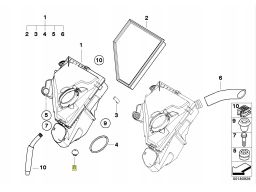 Guma mocowanie filtra powietrza BMW E81 E82 E84 E87 E88 E90 E91 E92 E9