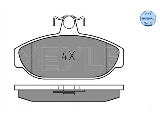 025 212 6617 Klocek Hamulcowy Kpl. Przód , Pasuje Do: Volvo 740, 760,