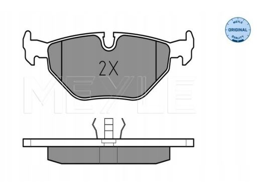 025 209 9517 Klocek Hamulcowy Kpl. Tył , Pasuje Do: Bmw 3 (E30), 3 (E3