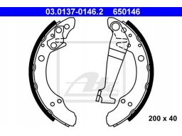03.0137-0146.2 Szczęka Hamulcowa Pasuje Do: Audi 100 C2, 80 B2, 80 B3,