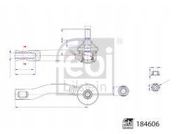 Fe184606 Końcówka Drążka Kierowniczego P Pasuje Do: Toyota Yaris, Yari
