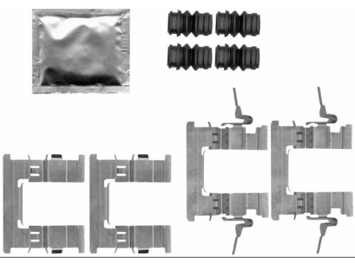82546400 Zestaw Montażowy Klocka Hamulcowego Przód Pasuje Do: Nissan C