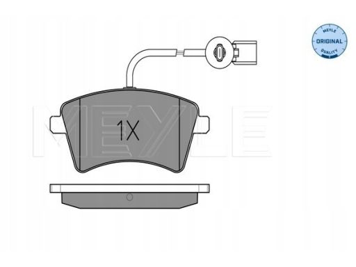 025 252 9118 Klocek Hamulcowy Kpl. Przód , Pasuje Do: Renault Kangoo B