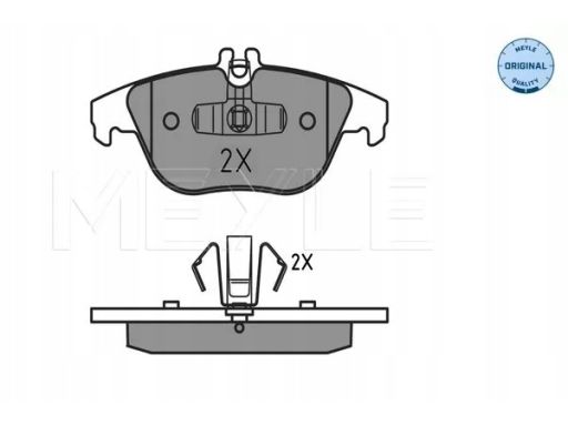 025 242 5418 Klocek Hamulcowy Kpl. Tył (Z Podkładką Wytłumiającą), Pas