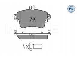 025 253 2619/Pd Klocek Hamulcowy Kpl. Przód , Pasuje Do: Mercedes A