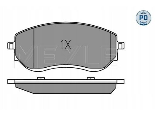 025 226 6021/Pd Klocek Hamulcowy Kpl. Przód , Pasuje Do: Mercedes X (4