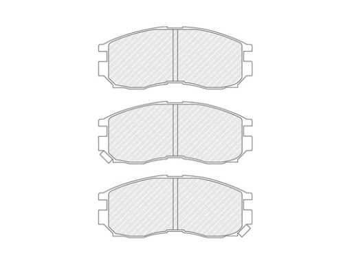 Fdb764 Klocek Hamulcowy Kpl. Przód , Pasuje Do: Chrysler Sebring, Dodg