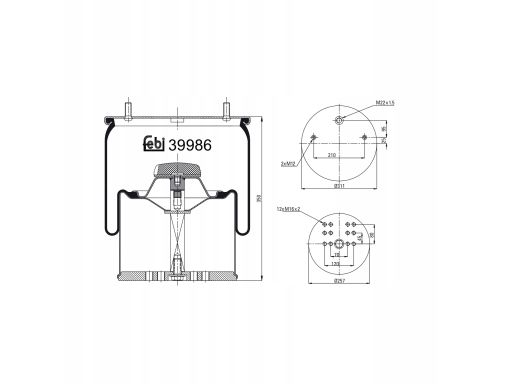 Fe39986 Miech Zawieszenia Pneumatycznego