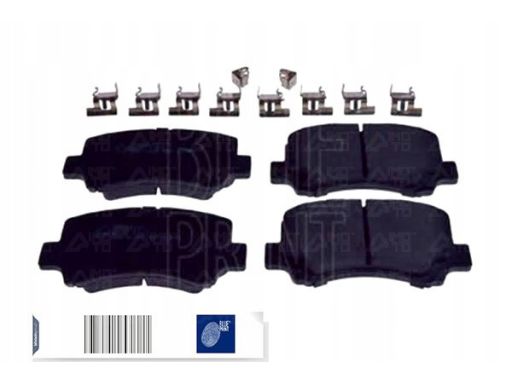 Adk84221 Klocek Hamulcowy Kpl. Przód (Z Materiałem Mocującym, Z Podkła