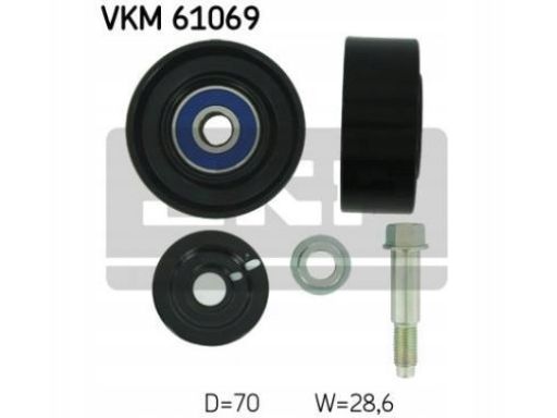 Vkm 61069 Rolka Prowadząca Pasek Wielorowkowy Pasuje Do: Toyota Dyna,