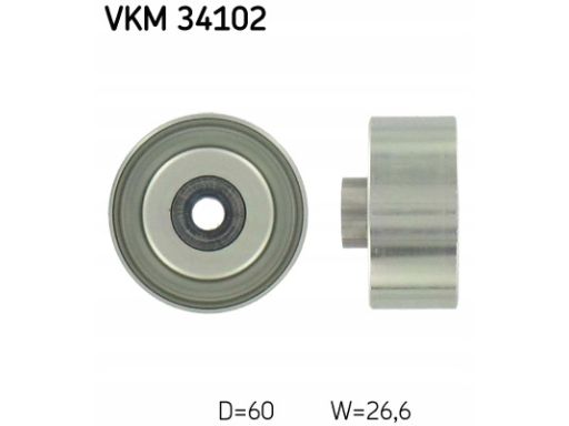 Vkm 34102 Rolka Prowadząca Pasek Wielorowkowy Pasuje Do: Ford Tourneo