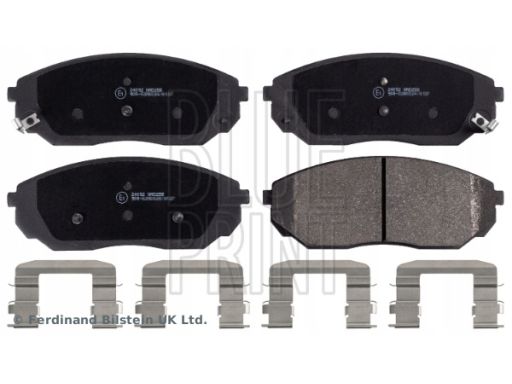 Adg04258 Klocek Hamulcowy Kpl. Przód , Pasuje Do: Kia Sorento I 2.4-3.