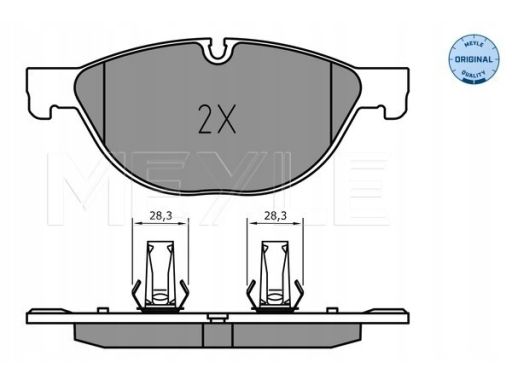 025 238 9518 Klocek Hamulcowy Kpl. Przód , Pasuje Do: Jaguar Xf I, Xf