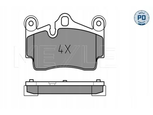025 236 9417/Pd Klocek Hamulcowy Kpl. Tył , Pasuje Do: Audi Q7, Porsch