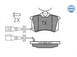 025 238 2317/W Klocek Hamulcowy Kpl. Tył (Z Podkładką Wytłumiającą),