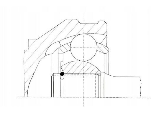 0.022541 Przegub Napędowy Zewnętrzny L/P (38Z/30Z/59Mm, Abs:45) Pasuje