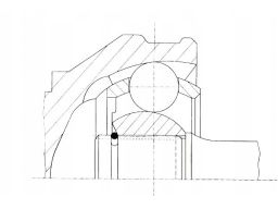 0.022541 Przegub Napędowy Zewnętrzny L/P (38Z/30Z/59Mm, Abs:45) Pasuje