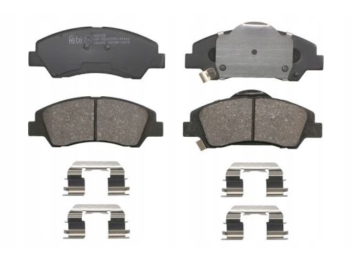 Fe186405 Klocek Hamulcowy Kpl. Przód (Z Podkładką Wytłumiającą), Pasuj