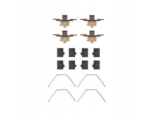 Fe182485 Zestaw Montażowy Klocka Hamulcowego Przód Pasuje Do: Mazda 6
