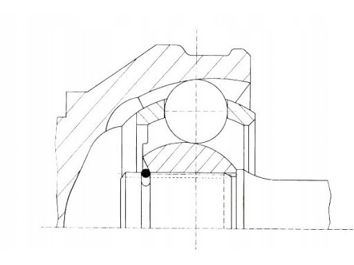 0.022276 Przegub Napędowy Zewnętrzny L/P (25Z/22Z/58,7Mm) Pasuje Do: