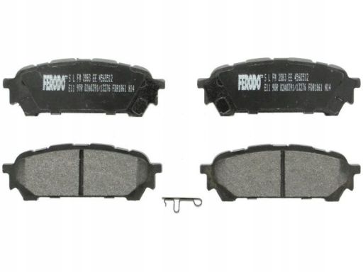 Klocek Hamulcowy Kpl. Klocek Hamulcowy Kpl. Tył (Ze Sprężyną), Pasuje