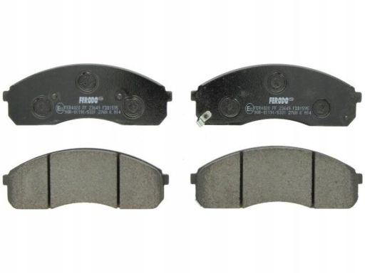 Klocek Hamulcowy Kpl. Klocek Hamulcowy Kpl. Przód , Pasuje Do: Kia Bes