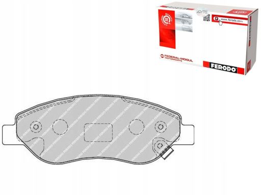 Fdb1921 Klocek Hamulcowy Kpl. Przód (Z Zamkiem), Pasuje Do: Opel Corsa