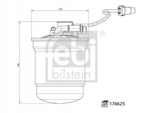 Fe176625 Filtr Paliwa Pasuje Do: Ford Focus Iv, Kuga Iii 1.5D/2.0D/2.0