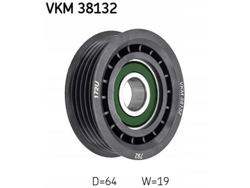 Vkm 38132 Rolka Prowadząca Pasek Wielorowkowy (Tworzywo Sztuczne) Pasu