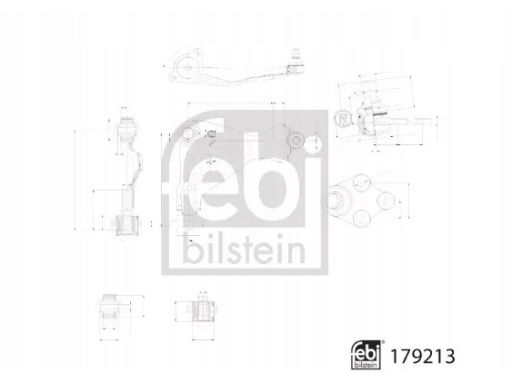 Fe179213 Wahacz Zawieszenia Koła Przód L Dół Przód 22 Mm Pasuje Do: