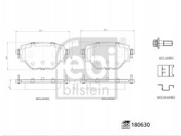 Fe180630 Klocek Hamulcowy Kpl. Tył , Pasuje Do: Opel Corsa F, Corsa