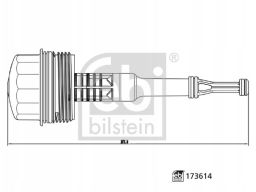 Fe173614 Obudowa Filtra Oleju Pasuje Do: Mercedes A (W176), B Sports