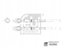 Fe182900 Drążek Kierowniczy Boczny (Bez Końcówki) L/P (Dł.: 320Mm, Z